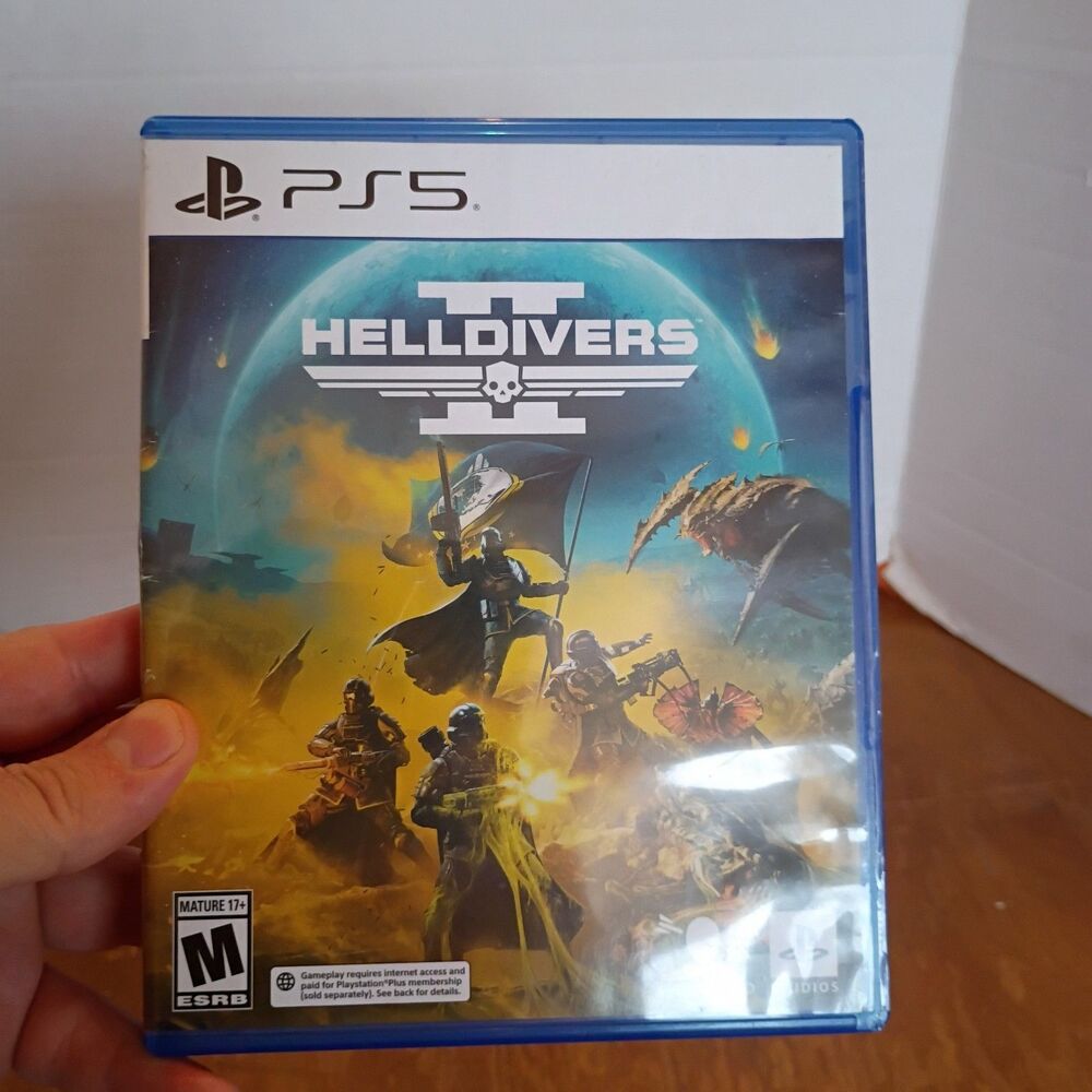 Helldivers 2 - Sony PlayStation 5 Disc and Box (Tested, Slightly Used)